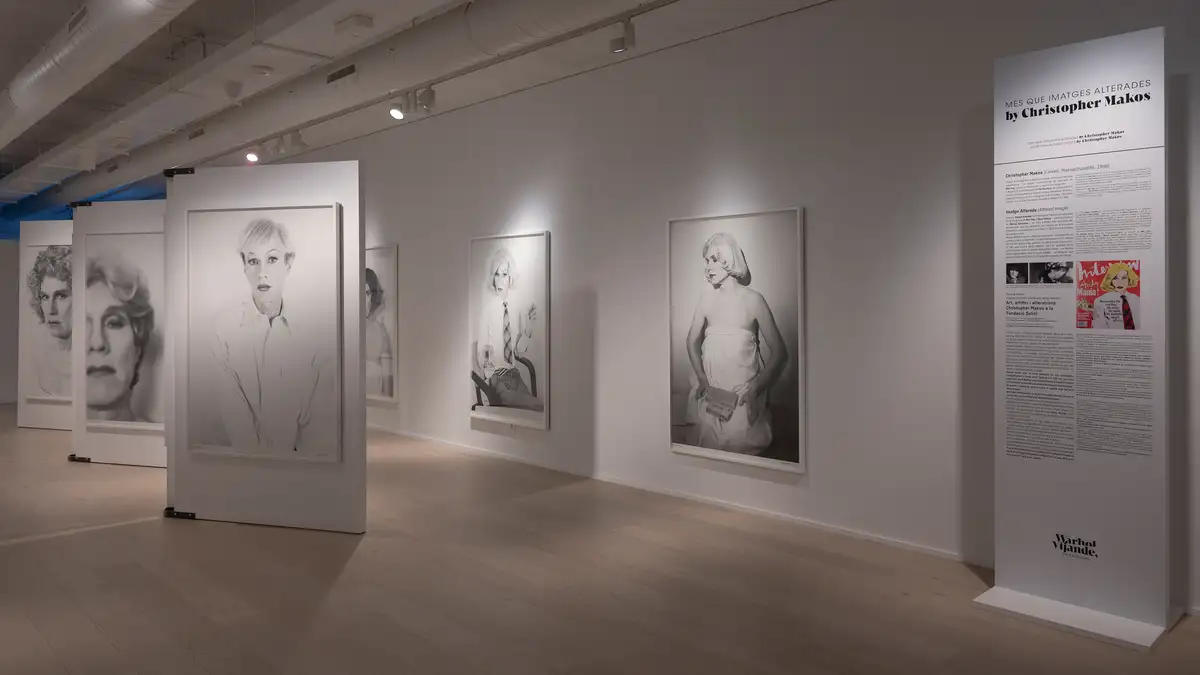 Exposición «Warhol & Vijande, cita en Barcelona. Más que Imágenes Alteradas by Christopher Makos» en Barcelona 24 di