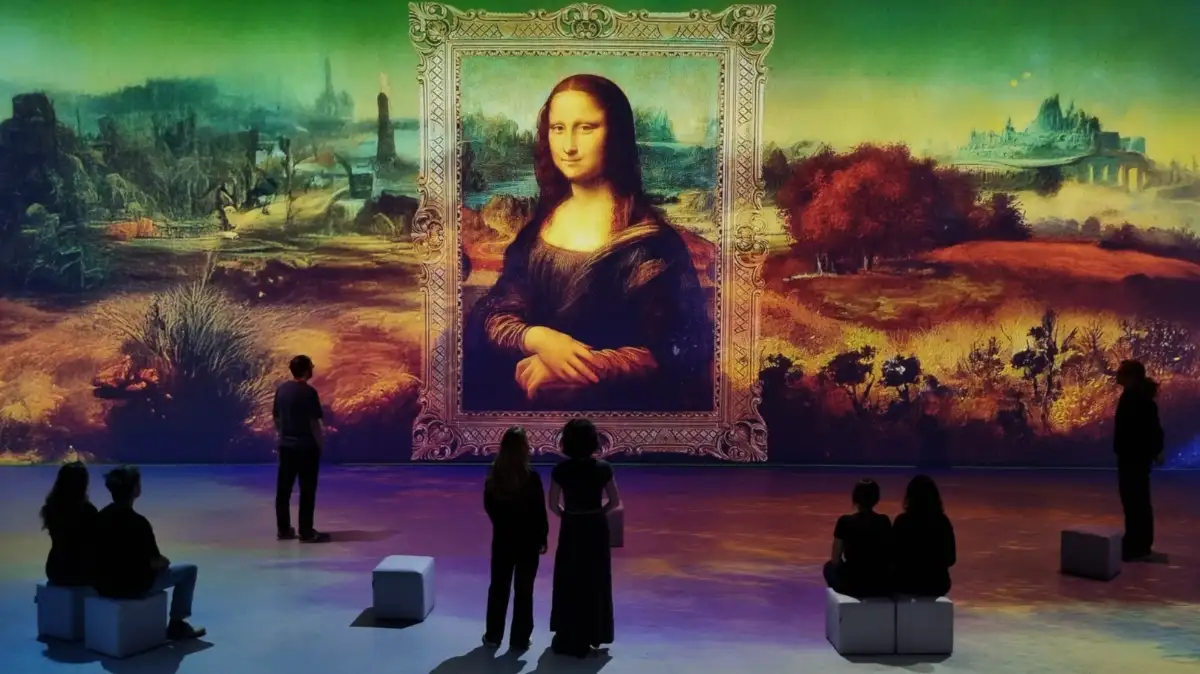 Experiencia inmersiva «Leonardo Versus Michelangelo» del 17 de septiembre de 2025 en el Centre d'Arts Digitals IDEAL