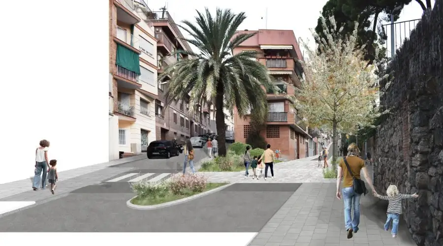 Arrancan las obras que transformarán el entorno del Park Güell en un gran corredor verde