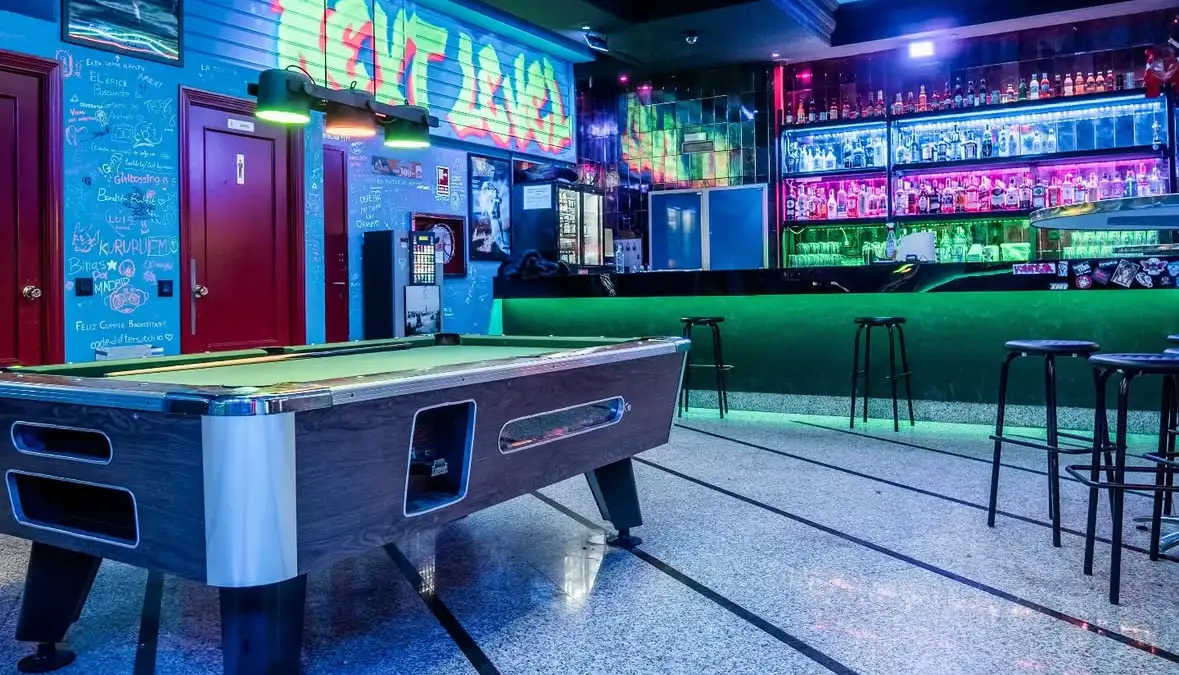 Next Level Arcade Bar en Madrid