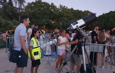 Jornada de observación en el Planetario de Madrid