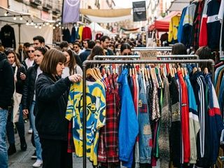 Madrid tiene planazo castizo y vintage: más de 1.000 prendas, DJ y desayuno gratis en Salamanca