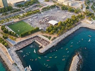 Barcelona transforma la Mar Bella con más verde, deporte y espacio junto al mar