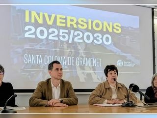 Santa Coloma de Gramenet prepara una inversión récord de 115 millones hasta 2030 en vivienda, escuelas y deporte