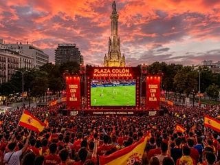 Madrid amplía Colón para vivir en la calle la final del Mundial