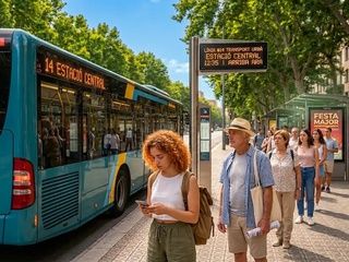 La crisis de Rodalies dispara el uso del bus interurbano en Barcelona