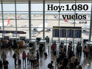 Barcelona-El Prat afronta hoy 1.080 vuelos en su jornada más intensa de la Semana Santa