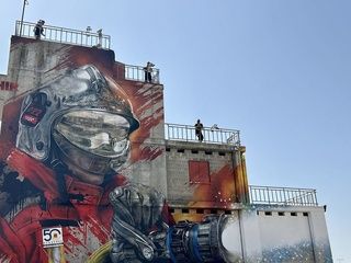 El mural de Shfir en Alcalá de Henares compite por ser el mejor del mundo