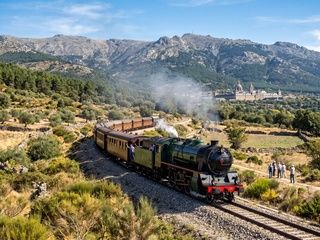 El tren de Felipe II conecta Madrid con El Escorial en un viaje histórico por la Sierra de Guadarrama