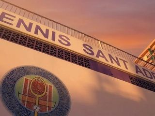 Sant Adrià garantiza el futuro del club de tenis antes de crear un parque fluvial