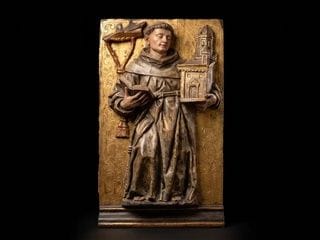 Un relieve del siglo XVI robado en Navarra aparece en una subasta de Barcelona