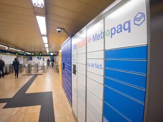 El Metro de Madrid instala taquillas inteligentes para recoger paquetes sin salir de la estación