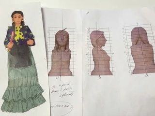 La Barceloneta estrena la primera geganta gitana de Barcelona