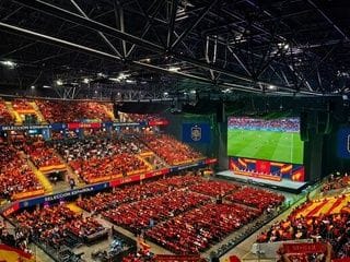 El Movistar Arena se llena para ver a España en la final del Mundial