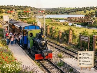 Vuelve el Tren de Arganda: el único vapor de Madrid ya vende billetes para primavera