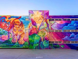 Un mural interactivo de Moratalaz compite por ser el mejor del mundo en 2025