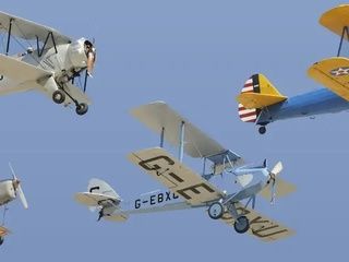 Este domingo, aviones históricos vuelan sobre Madrid en la gran exhibición de Cuatro Vientos