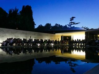El Pabellón Mies van der Rohe acoge cine al aire libre este verano