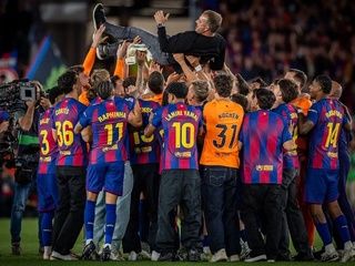 Barcelona gana la Liga en el Clásico y desata la fiesta en el Camp Nou