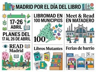 Qué hacer en Madrid por el Día del Libro: festivales, ferias y planes literarios en toda la ciudad