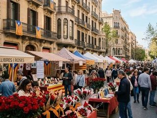 El Gremi de Floristes avisa: Sant Jordi se llena de paradas de rosas y pierde este año la Rambla