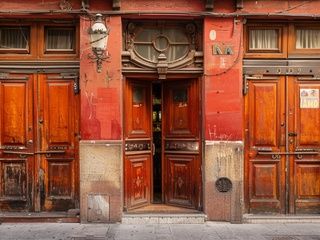 Descubre por qué las tabernas de Madrid lucen fachadas rojas desde el siglo XIX