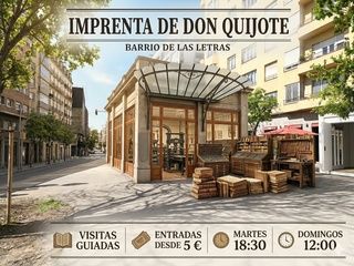 La imprenta donde nació Don Quijote reabre en Madrid con visitas guiadas y entradas desde 5 euros