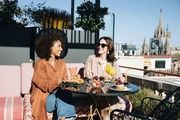 Brunch con vistas en un rooftop