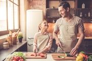 Clases de cocina en familia