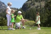 Tarde de golf en familia