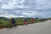 Imagen de una formación en bicicleta de carretera destinada a mujeres en Vilanova i la Geltrú