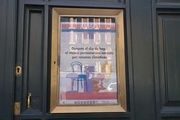 Cartel en la puerta del Museo Nacional de Artes Decorativas que indica que está cerrado, el 16 de julio.