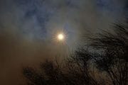 Columna de humo del incendio de Pelayos de la Presa, Sierra Oeste de la Comunidad de Madrid