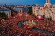 Celebración en la Plaza de Cibeles