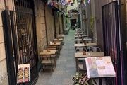 Terraza en la calle Trinitat