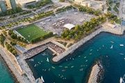 Render del nuevo paseo de la Mar Bella de Barcelona
