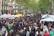  Sant Jordi se traslada al Gòtic por las obras en La Rambla