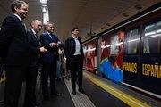  El tren especial del Mundial en el Metro de Madrid