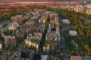 Vizualización del futuro complejo de edificios en Valdecarros