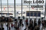  Barcelona-El Prat afronta hoy 1.080 vuelos en su jornada más intensa de la Semana Santa