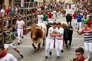 Primer encierro de las fiestas de 'Sanse'