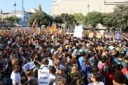  Protestas en Barcelona contra el acuerdo educativo con la Generalitat