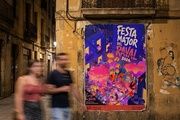  Un cartel de la Festa Major del Raval