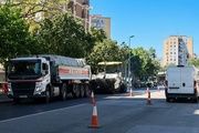 Obras de asfaltado de la avenida Alfons XIII en Badalona Xavier García Albiol (X)