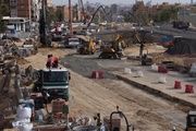 Obras en el Paseo de Extremadura