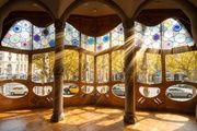 Ventanal de la Casa Batlló de Gaudí