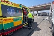 Un accidente en la M-45 complica la movilidad y deja un fallecido en San Fernando