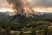 El incendio forestal en la sierra oeste madrileña