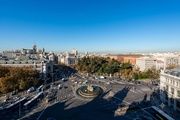 El cielo de Madrid visto desde el Palacio de Cibeles