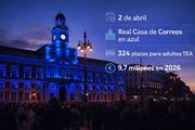  Madrid se tiñe de azul por el autismo mientras consolida 324 plazas de apoyo para adultos